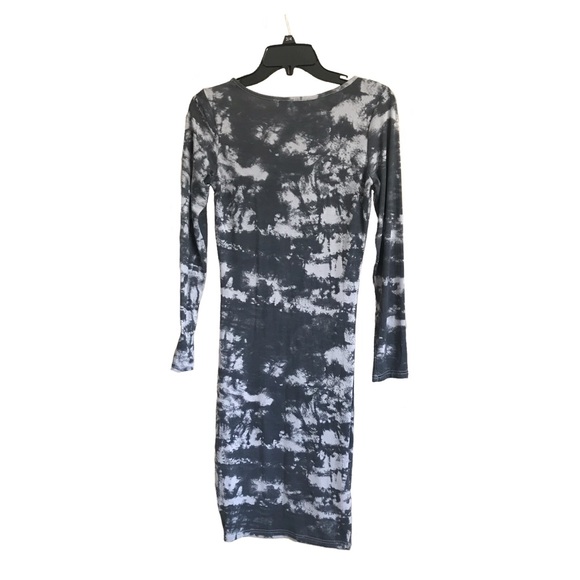 Grey bodycon midi dress - Picture 2 of 3